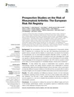 Prospective studies on the risk of rheumatoid arthritis