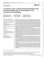 A systematic review on disease-drug-drug interactions with immunomodulating drugs