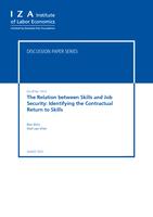 The Relation between Skills and Job Security