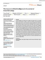 The future of artificial intelligence in the context of industrial ecology