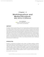 Multilingualism and multiculturalism