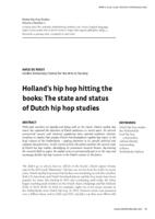 Holland’s hip hop hitting the books