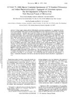 CP-MAS 13C-NMR dipolar correlation spectroscopy of 13C-enriched chlorosomes and isolated bacteriochlorophyll c aggregates of chlorobium tepidium