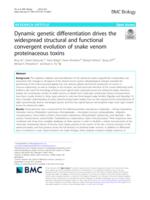 Dynamic genetic differentiation drives the widespread structural and functional convergent evolution of snake venom proteinaceous toxins