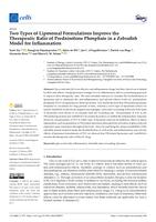 Two types of liposomal formulations improve the therapeutic ratio of prednisolone phosphate in a zebrafish model for inflammation