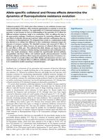 Allele-specific collateral and fitness effects determine the dynamics of fluoroquinolone resistance evolution