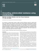 Unraveling antimicrobial resistance using metabolomics