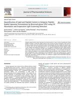 Quantification of lipid and peptide content in antigenic peptide-loaded liposome formulations by reversed-phase UPLC using UV absorbance and evaporative light scattering detection