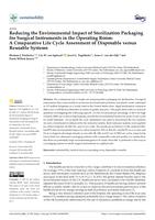 Reducing the environmental impact of sterilization packaging for surgical instruments in the operating room