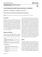 Acute parahiatal hernia after sleeve gastrectomy: