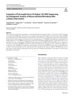 Evaluation of full-length versus V4-Region 16S rRNA sequencing for phylogenetic analysis of mouse intestinal microbiota after a dietary intervention