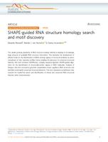 SHAPE-guided RNA structure homology search and motif discovery