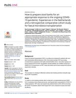 How to prepare stool banks for an appropriate response to the ongoing COVID-19 pandemic