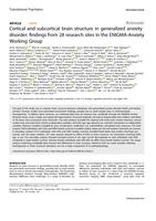 Cortical and subcortical brain structure in generalized anxiety disorder