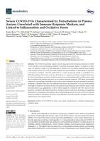 Severe COVID-19 is characterised by perturbations in plasma amines correlated with immune response markers, and linked to inflammation and oxidative stress