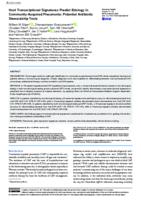 Host transcriptional signatures predict etiology in community-acquired pneumonia