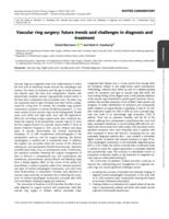 Vascular ring surgery: future trends and challenges in diagnosis and treatment