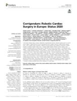 Robotic cardiac surgery in Europe