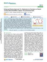 Enhanced electrochemical CO2 reduction to formate on poly(4-vinylpyridine)-modified copper and gold electrodes