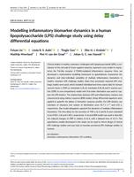 Modelling inflammatory biomarker dynamics in a human lipopolysaccharide (LPS) challenge study using delay differential equations