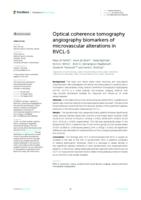 Optical coherence tomography angiography biomarkers of microvascular alterations in RVCL-S