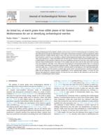 An initial key of starch grains from edible plants of the Eastern Mediterranean for use in identifying archaeological starches