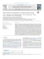 Trophic transfer of Cu nanoparticles in a simulated aquatic food chain