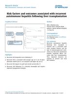 Risk factors and outcomes associated with recurrent autoimmune hepatitis following liver transplantation