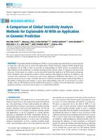 A comparison of global sensitivity analysis methods for explainable AI with an application in genomic prediction