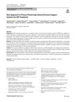 New approach to privacy-preserving clinical decision support systems for HIV treatment