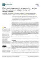 Cancer-associated mutations of the adenosine A2A receptor have diverse influences on ligand binding and receptor functions