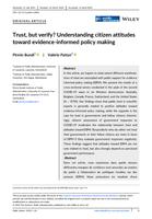 Trust, but verify? Understanding citizen attitudes toward evidence-informed policy making