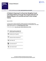 A Network Approach to Examine Neighborhood Interdependence Through the Target Selection of Repeat Buyers of Commercial Sex in the United States