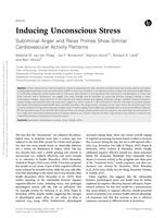 Inducing unconscious stress