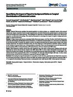 Quantifying the impact of signal-to-background ratios on surgical discrimination of fluorescent lesions