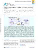 Predicting binding affinities for GPCR ligands using free-energy perturbation