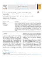 A screening method for binding synthetic metallo-complexes to haem proteins