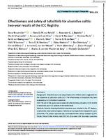 Effectiveness and safety of tofacitinib for ulcerative colitis