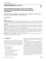 Physiologically based modelling framework for prediction of pulmonary pharmacokinetics of antimicrobial target site concentrations