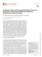 Quantitative systems pharmacology modeling framework of autophagy in tuberculosis