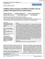 Profiling of polar ionogenic metabolites in Polish wines by capillary electrophoresis-mass spectrometry
