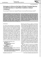 Strategies to enhance the rate of proton-coupled electron transfer reactions in dye-water oxidation catalyst complexes