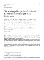 The neurocognitive profile of adults with Becker muscular dystrophy in the Netherlands