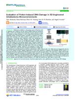 Evaluation of proton-induced DNA damage in 3D-engineered glioblastoma microenvironments