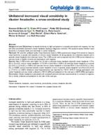 Unilateral increased visual sensitivity in cluster headache