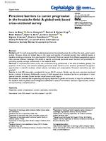 Perceived barriers to career progression in the headache field