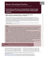 Prescription preferences of antiepileptic drugs in brain tumor patients