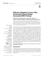 Diffusion-weighted lesions after intracerebral hemorrhage