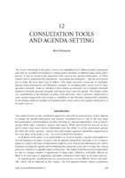 Consultation tools and agenda-setting