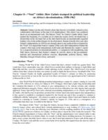 "Non!" visible: how Guinée stamped its political leadership on Africa's decolonization, 1958-1962